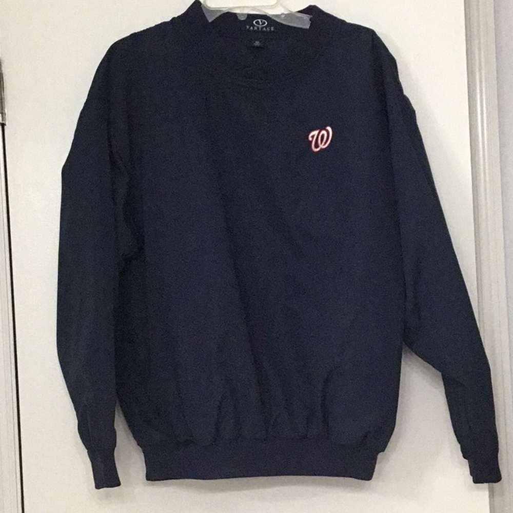 Washington Nationals pullover wind jacket